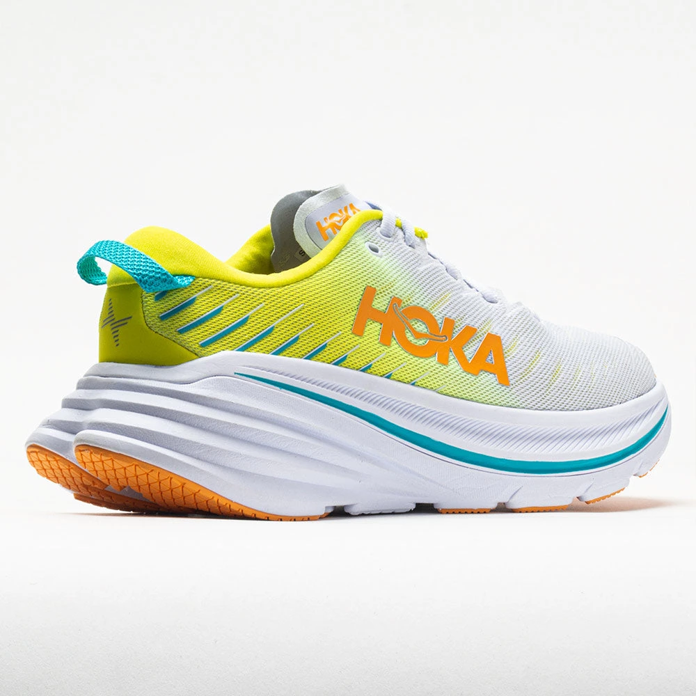 Hoka One One Bondi X Men's White/Evening Primrose 8 Hoka One One Bondi X Men's White/Evening Primrose - Image 6