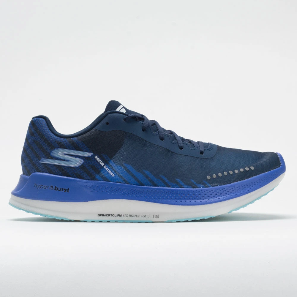 Skechers GOrun Razor Excess Women's Black/Blue 3 Skechers GOrun Razor Excess Women's Black/Blue