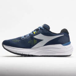 Diadora Mythos Blushield Vortice 7 Men's Black Iris/White/Neon Yellow 9 Diadora Mythos Blushield Vortice 7 Men's Black Iris/White/Neon Yellow -BROOKS Store 047835 1