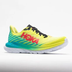 HOKA Mach 5 Men's Evening Primrose/Scuba Blue -BROOKS Store 048630 5