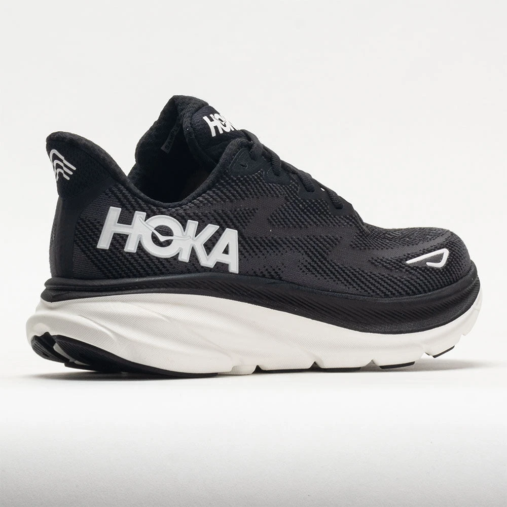 HOKA Clifton 9 Men's Black/White 8 HOKA Clifton 9 Men's Black/White - Image 6