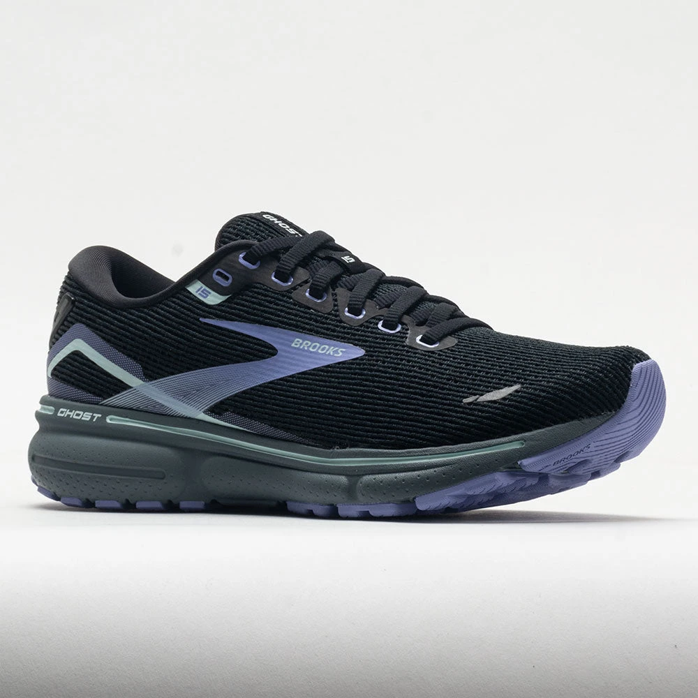 Brooks Ghost 15 Women's Black/Jacaranda/Salt 7 Brooks Ghost 15 Women's Black/Jacaranda/Salt - Image 5
