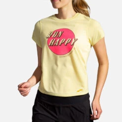 Brooks Distance Graphic Short Sleeve Women's (2020) 20 Brooks Distance Graphic Short Sleeve Women's (2020) -BROOKS Store 056802 765 1