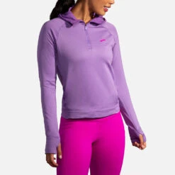 Brooks Notch Thermal Hoodie Women's -BROOKS Store 057082 562 1