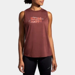 Brooks Distance Graphic Tank Spring 2022 Women's -BROOKS Store 057203 245 1