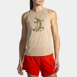 Brooks Distance Graphic Tank Spring 2022 Women's -BROOKS Store 057203 298 1