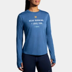 Brooks Distance Graphic Long Sleeve Women's -BROOKS Store 057244 406 1