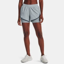 Under Armour Fly-By Elite 2-in-1 Shorts Women's 14 Under Armour Fly-By Elite 2-in-1 Shorts Women's -BROOKS Store 057253 465 1