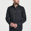 Saucony Solstice 1/4 Zip Men's -BROOKS Store 057425 bk 1