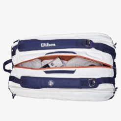 Wilson Roland Garros Super Tour 15 Pack Navy/White/Clay -BROOKS Store 073374 4