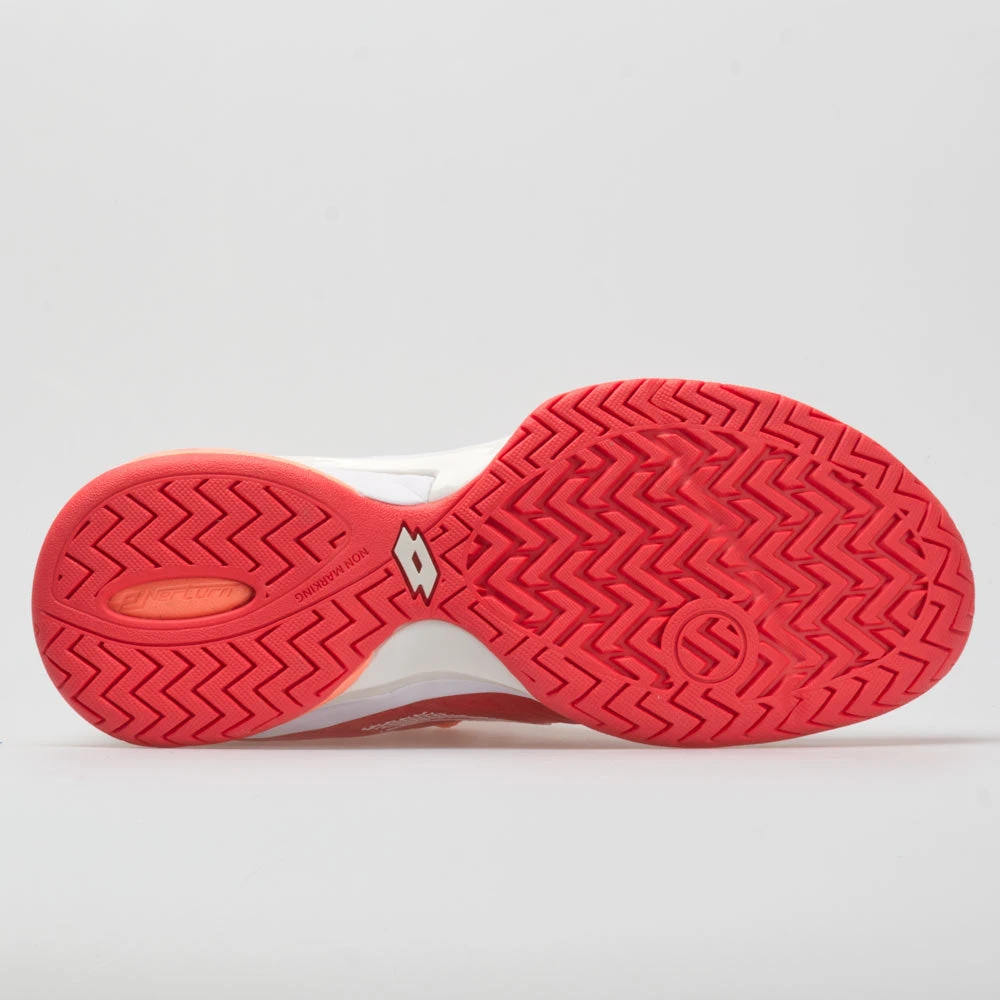 Lotto Mirage 300 II Speed Women's Red Fluo/All White/Vivid Rose 7 Lotto Mirage 300 II Speed Women's Red Fluo/All White/Vivid Rose - Image 5