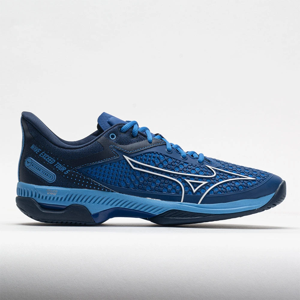 Mizuno Wave Exceed Tour 5 AC Men's True Blue/White 3 Mizuno Wave Exceed Tour 5 AC Men's True Blue/White