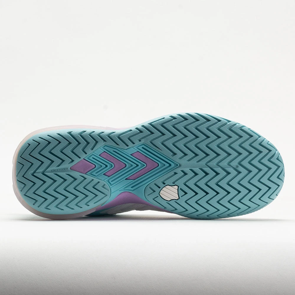 K-Swiss Ultrashot 3 Women's Brilliant White/Angel Blue/Sheer Lilac 6 K-Swiss Ultrashot 3 Women's Brilliant White/Angel Blue/Sheer Lilac - Image 4