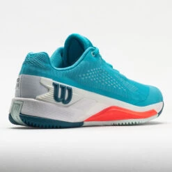 Wilson Rush Pro 4.0 Women's Scuba Blue/White/Fiery Coral 13 Wilson Rush Pro 4.0 Women's Scuba Blue/White/Fiery Coral -BROOKS Store 116940 6