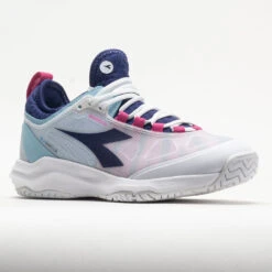 Diadora Speed Blushield Fly 4+ AG Women's White/Blueprint/Pink Yellow -BROOKS Store 117029 5