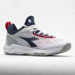 Diadora Blushield Fly 4+ Men's White/Blue Corsair/Fiery Red -BROOKS Store 117031 5