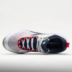 Diadora Speed Blushield Fly 4+ Clay Men's White/Blue Corsair/Fiery Red -BROOKS Store 117032 2