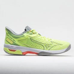 New Arrival 9 Mizuno Wave Exceed Tour 5 AC Women's Neo Lime/Ultimate Gray