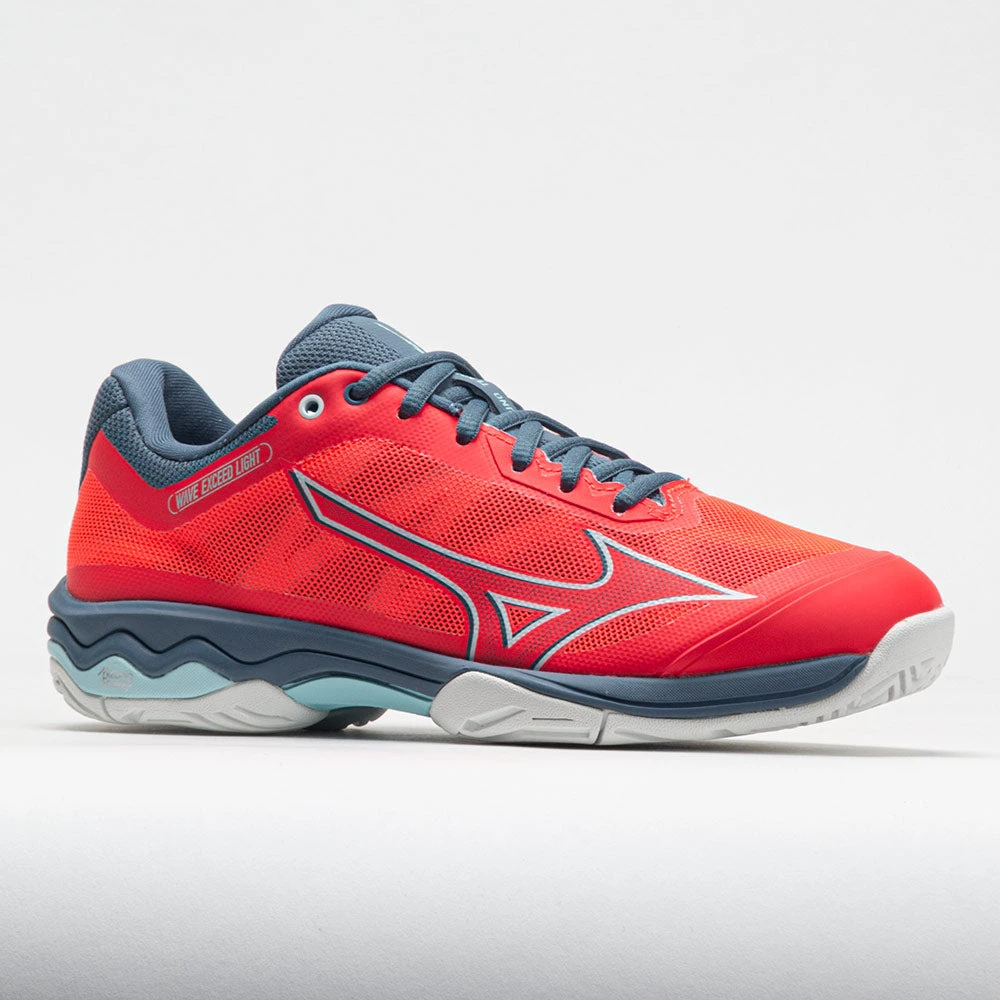 Mizuno Wave Exceed Light AC Women's Fiery Coral/White 7 Mizuno Wave Exceed Light AC Women's Fiery Coral/White - Image 5