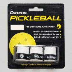 Gamma Pickleball Supreme Overgrip 8 Gamma Pickleball Supreme Overgrip -BROOKS Store 360049 wht 1