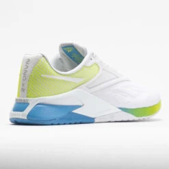 Reebok Nano X2 Women's White/Essential Blue/Acid Yellow -BROOKS Store 561835 6