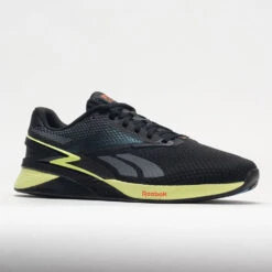 Reebok Nano X3 Men's Core Black/Energy Glow/Smash Orange -BROOKS Store 561898 5