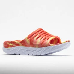 HOKA Ora Recovery Slide Swirl Unisex Yellow Pear/Fiesta 12 HOKA Ora Recovery Slide Swirl Unisex Yellow Pear/Fiesta -BROOKS Store 570558 5