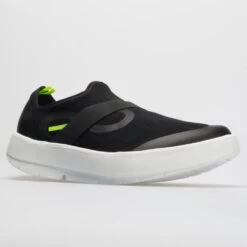 OOFOS OOmg Low Men's Black/White -BROOKS Store 630897 5