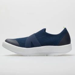OOFOS OOmg Low Men's White/Navy -BROOKS Store 631098 1