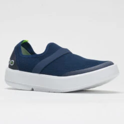 OOFOS OOmg Low Women's White/Navy -BROOKS Store 631140 5