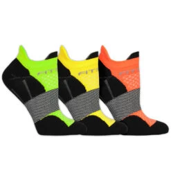 Fitsok F4 Tech No Show Socks 3 Pack -BROOKS Store 650781 777 2