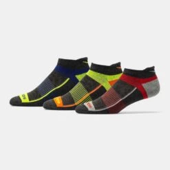 Saucony Inferno No Show Tab Socks 3 Pack -BROOKS Store 650965 076 1