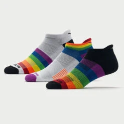 Saucony Inferno No Show Tab Socks 3 Pack -BROOKS Store 650965 905 1