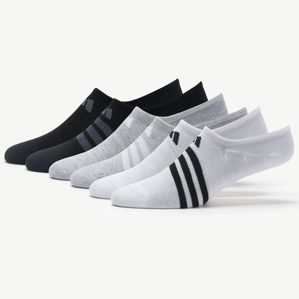 Adidas Superlite II Super No Show 6-Pack Women's 3 Adidas Superlite II Super No Show 6-Pack Women's
