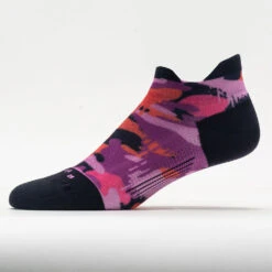 Feetures Elite Light Cushion No Show Tab Camo Splash Socks -BROOKS Store 651306 608 1