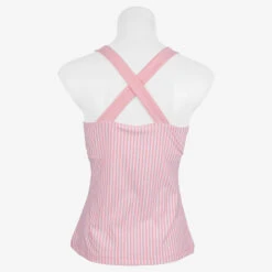 Fila Ruffles & Stripes Stripe Halter Tank Women's -BROOKS Store 757424 678 2