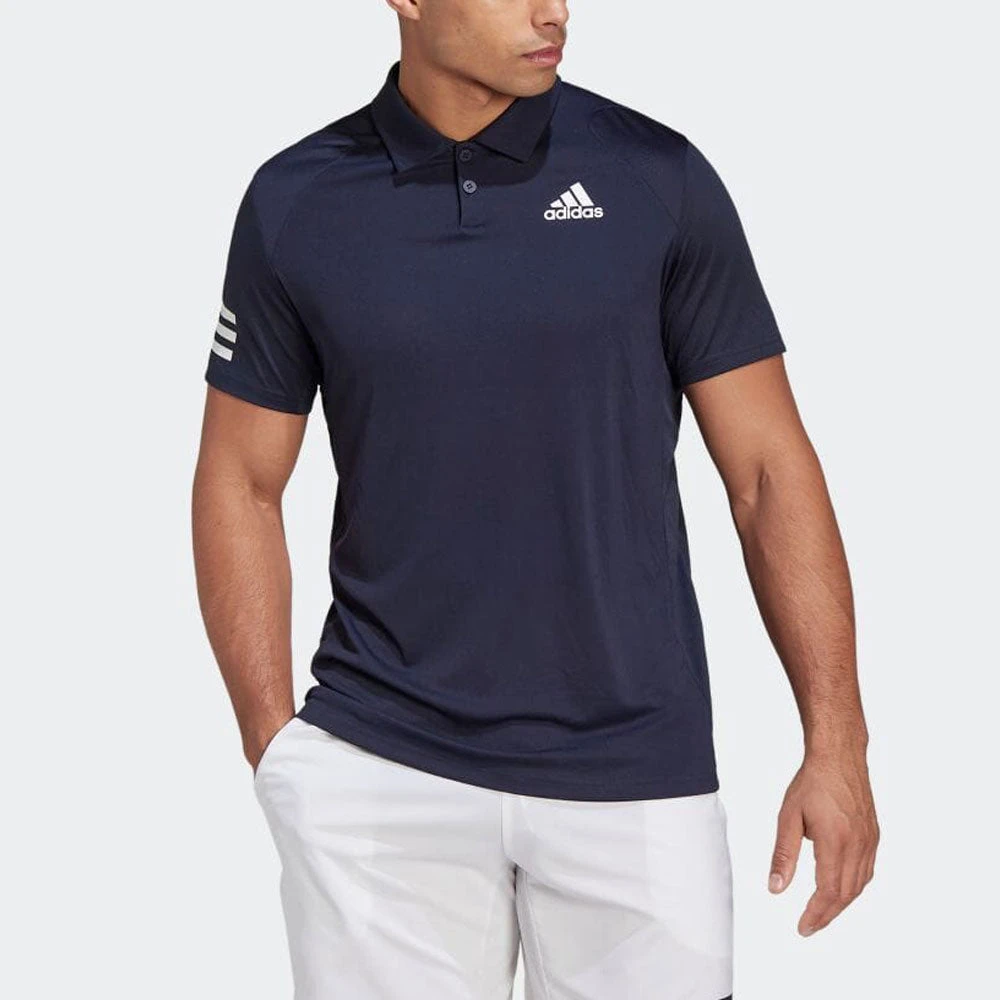 Adidas Club 3-Stripe Polo Men's 5 Adidas Club 3-Stripe Polo Men's - Image 3