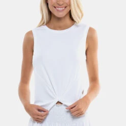 Lucky In Love Twist Front Tank Women's 12 Lucky In Love Twist Front Tank Women's -BROOKS Store 758070 110 1