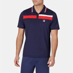 Fila Heritage Essentials Short Sleeve Tennis Polo Men's -BROOKS Store 758220 412 1